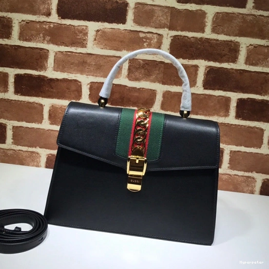 Gucci medium top Sylvie handle bag 0723